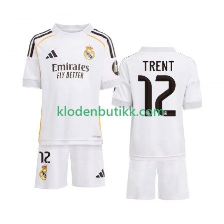 Real Madrid Trent Alexander-Arnold 12 Barn Hjemme Fotballdrakt 2025/26 Kortermet